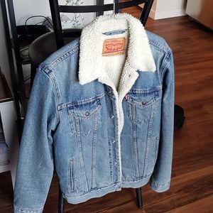 levi's jacket sherpa